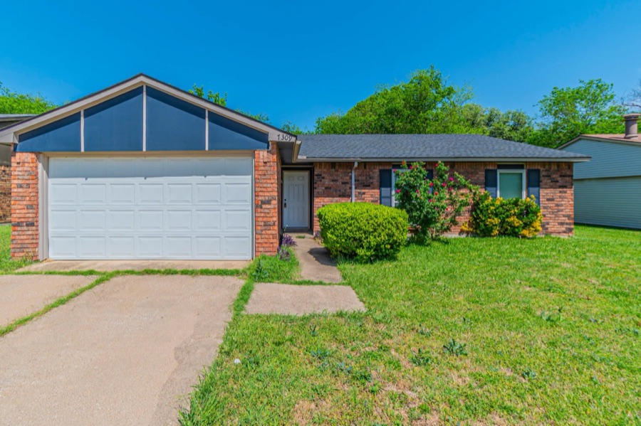Brick ranch home we bought in Houston, TX