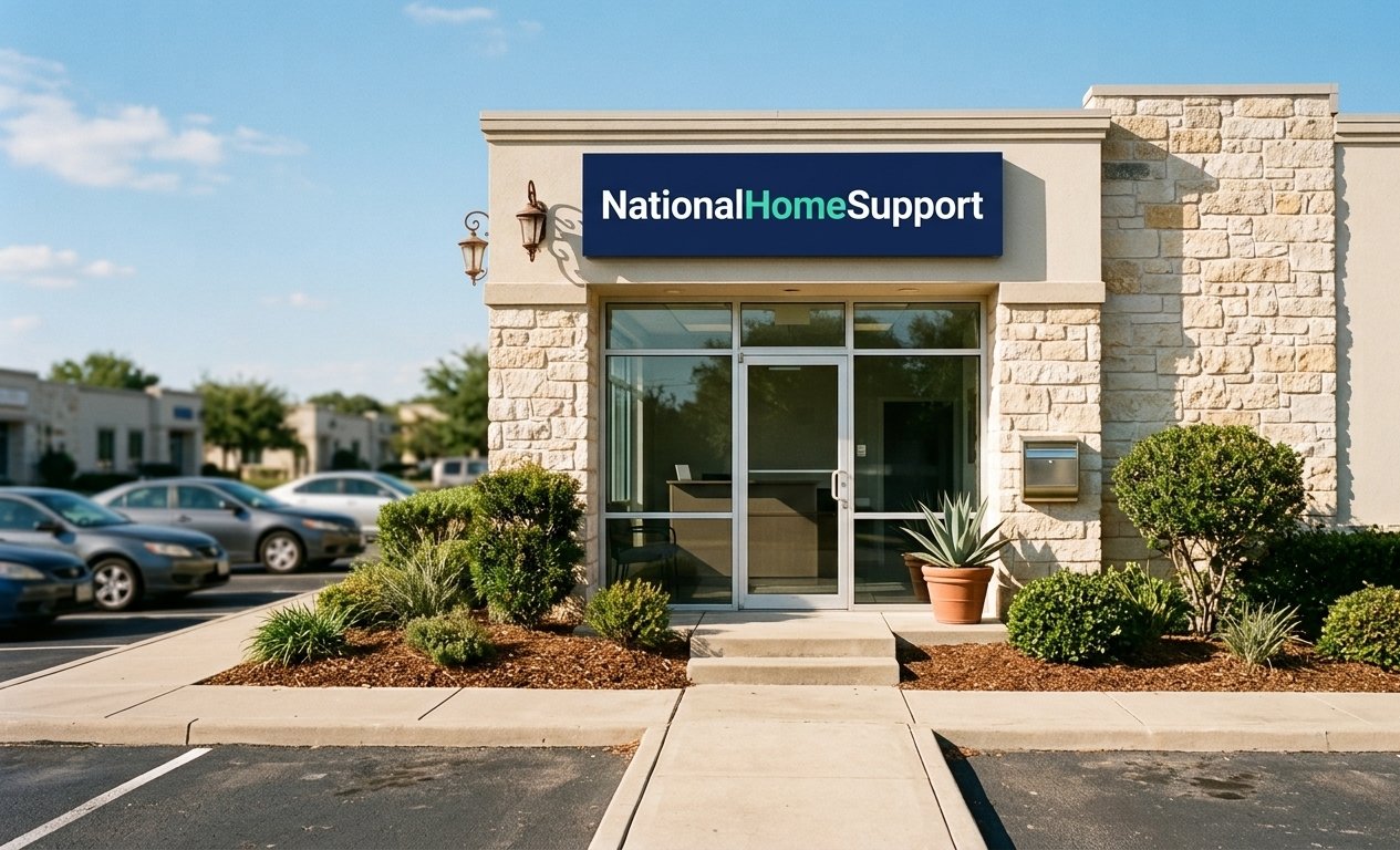 The National Home Support office building